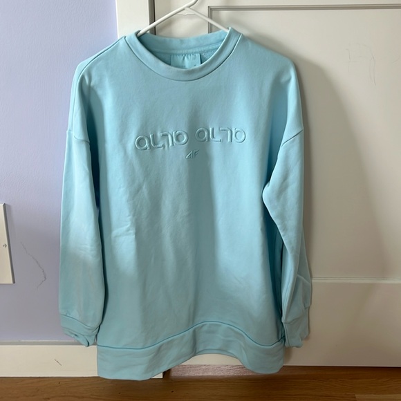 NWOT - light blue sweatshirt size M brand 4F - Picture 1 of 3